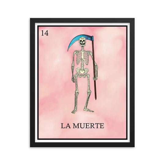 La Muerte Loteria calavera skeleton day of the dead by pilar grother
