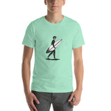 El Surfista B&W Plain Men's T-Shirt