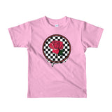 Rosa Dripping Checker Board kids 2-6 yrs t-shirt