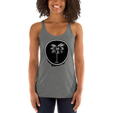Palma Drip B&W Women's Racerback Tank