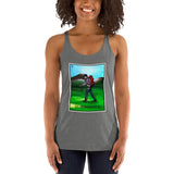 El Senderista (Hiker) Loteria Women's Racerback Tank