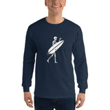 El Surfista Skeleton Shaka Men's Long Sleeve T-Shirt