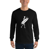 El Surfista Skeleton Shaka Men's Long Sleeve T-Shirt