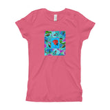Las Damas Rosa Loteria All-Over Girl's T-Shirt