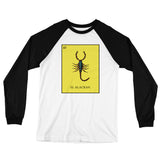 El Alacran Loteria Men's Long Sleeve Baseball T-Shirt
