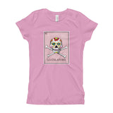 La Calavera Loteria Girl's T-Shirt