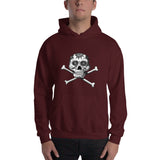 La Calavera Loteria B&W Plain Hoodie