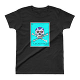 La Calavera Loteria Pop Teal Women's T-shirt