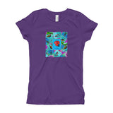 Las Damas Rosa Loteria All-Over Girl's T-Shirt
