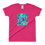 Las Damas Rosa Loteria All-Over Women's T-shirt