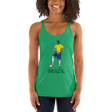 El Futbolista Brazil Women's Racerback Tank