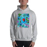 Las Damas Rosa Loteria All-Over Hoodie