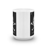 La Calavera Loteria B&W Mug