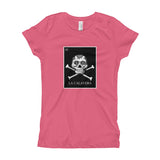 La Calavera Loteria B&W Girl's T-Shirt