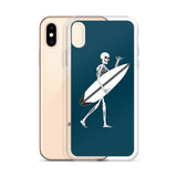 El Surfista Skeleton Shaka iPhone Case