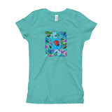 Las Damas Rosa Loteria All-Over Girl's T-Shirt