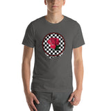 Rosa Dripping Checker Board Men's T-Shirt