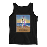 La surfista surfer girl black tank by pilar grother