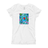 Las Damas Rosa Loteria All-Over Girl's T-Shirt