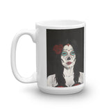 Catrina Dia de los Muertos (Day of the Dead) mug by Pilar Grother