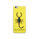 El Alacran Loteria iPhone Case