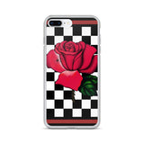 Rosa Checker Board iPhone Case