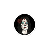 Catrina Round Stickers