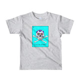 La Calavera Loteria Pop Teal kids 2-6 yrs t-shirt