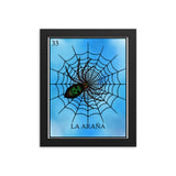 La Araña Loteria Framed photo paper poster
