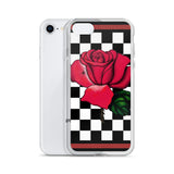 Rosa Checker Board iPhone Case