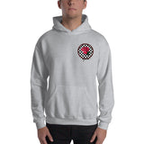 Rosa Drip Checker Board Small Logo Hoodie