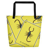 El Alacran Loteria All-Over Beach Bag