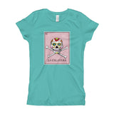 La Calavera Loteria Girl's T-Shirt