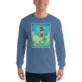 El Apache Loteria Mens Long Sleeve T-Shirt