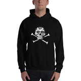 La Calavera Loteria B&W Plain Hoodie