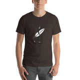 El Surfista B&W Plain Men's T-Shirt