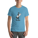 El Surfista B&W Plain Men's T-Shirt