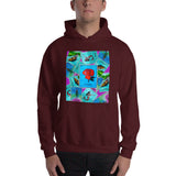 Las Damas Rosa Loteria All-Over Hoodie