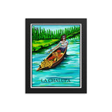La Chalupa Loteria Framed photo paper poster