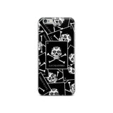 La Calavera Loteria B&W All-over iPhone Case