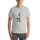 El Surfista B&W Plain Men's T-Shirt