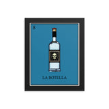 La Botella Loteria Framed photo paper poster
