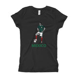 El Futbolista Mexico Plain Girl's T-Shirt