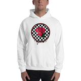 Rosa Dripping Checker Board Hoodie