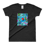 Las Damas Rosa Loteria All-Over Women's T-shirt