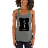 La Dama Loteria B&W Women's Racerback Tank