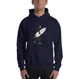 El Surfista B&W Plain Hoodie