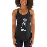 El Futbolista USA Women's Racerback Tank