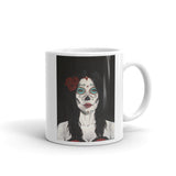 Catrina Dia de los Muertos (Day of the Dead) mug by Pilar Grother