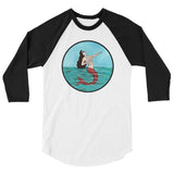 La Sirena Circle 3/4 sleeve raglan shirt